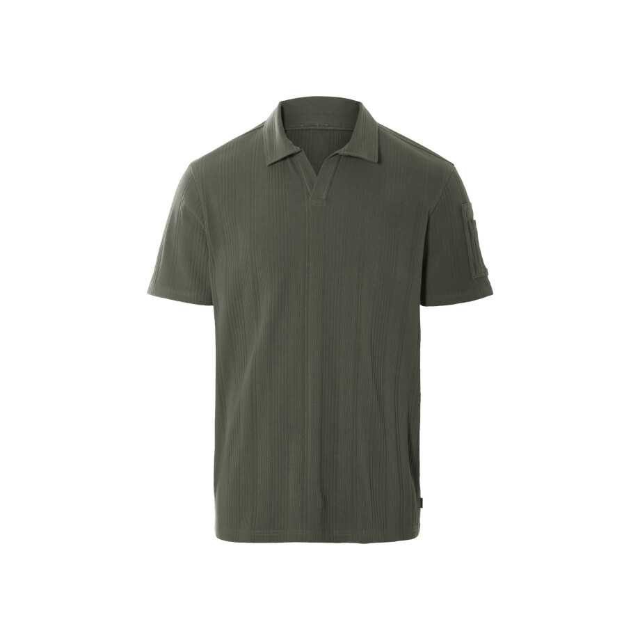 LIVERGY Heren poloshirt (Kaki, XL) afbeelding 1