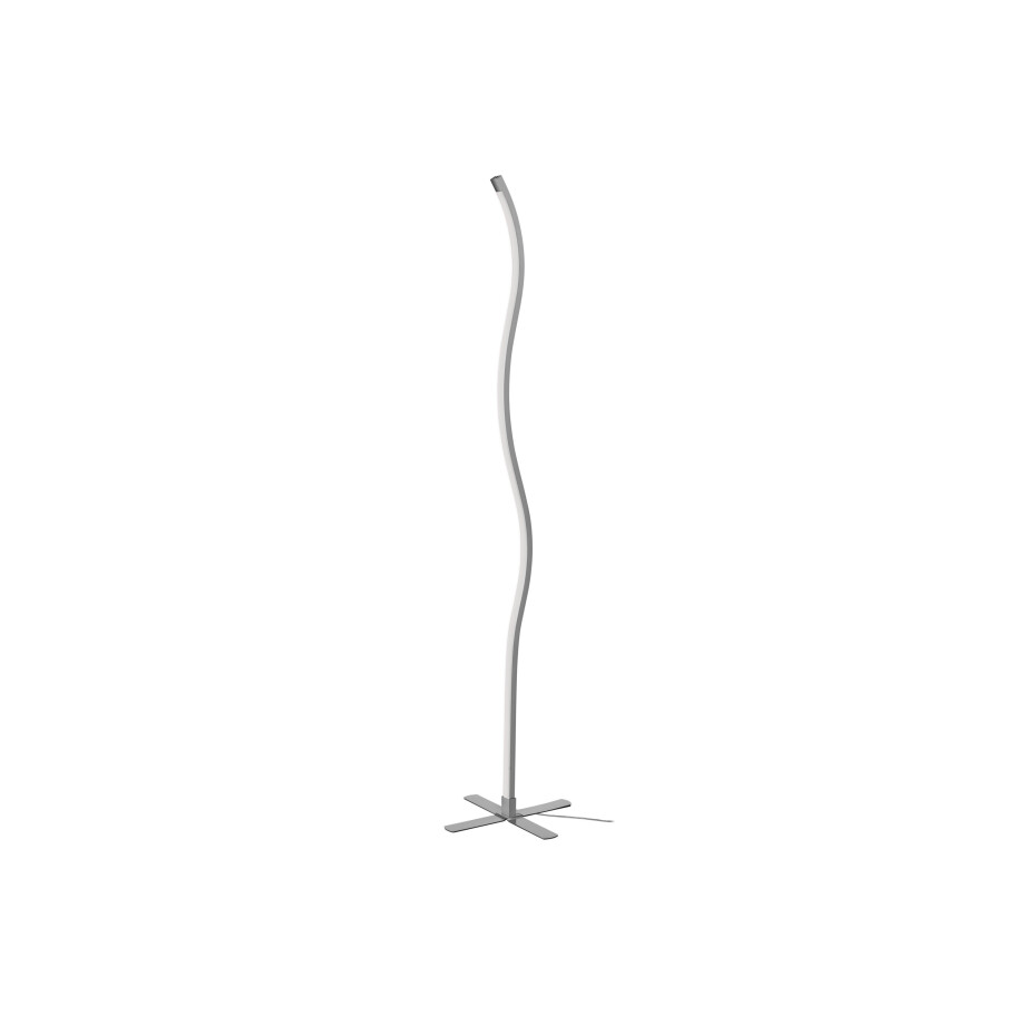 LIVARNO home Staande lamp met touchdimmer (Golf/grijs) afbeelding 