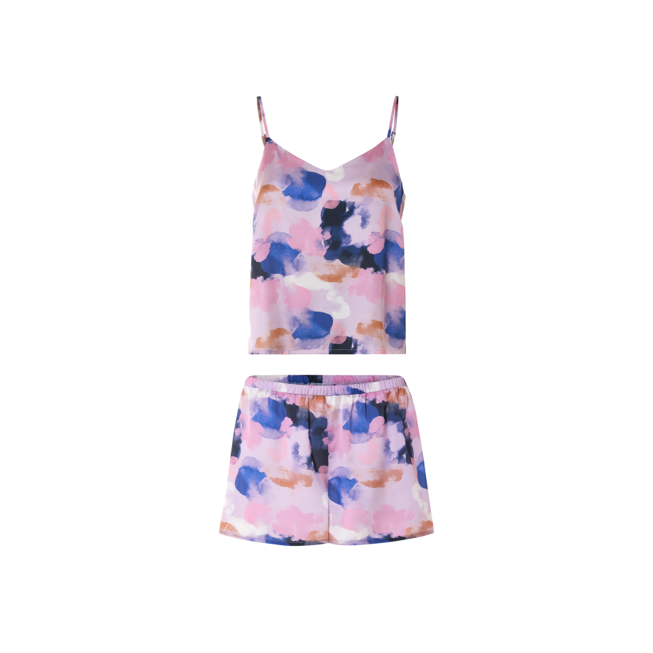esmara Korte dames pyjama (aquarel, L (44/46)) afbeelding 1