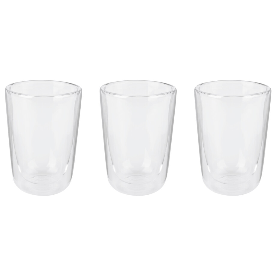 SILVERCREST Dubbelwandige glazen (Cappuccino, 3 stuks) afbeelding 1