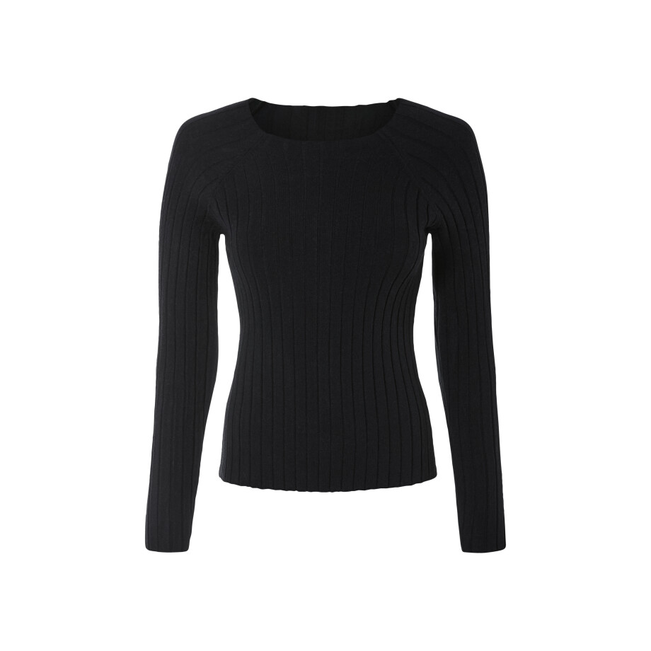 esmara Gebreide dames trui (Zwart, XL (48/50)) afbeelding 1