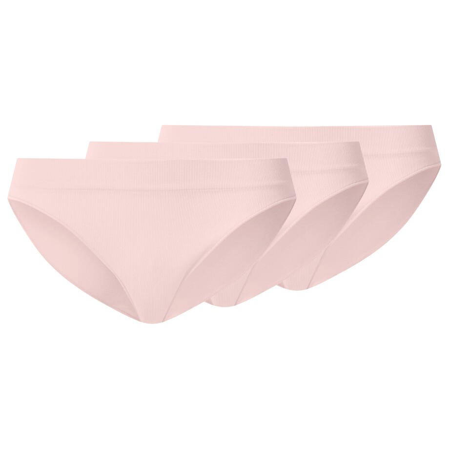 esmara Dames Geribbelde Slips, 3 stuks (Lichtroze, L (44/46)) esmara Dames Geribbelde Slips, 3 stuks (Lichtroze, L (44/46)) afbeelding 1