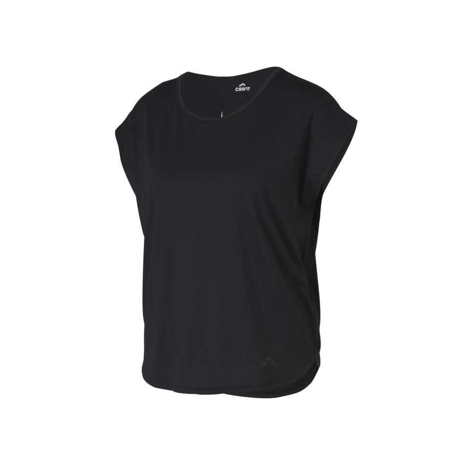 CRIVIT Dames sportshirt (Zwart, XS (32/34)) afbeelding 1