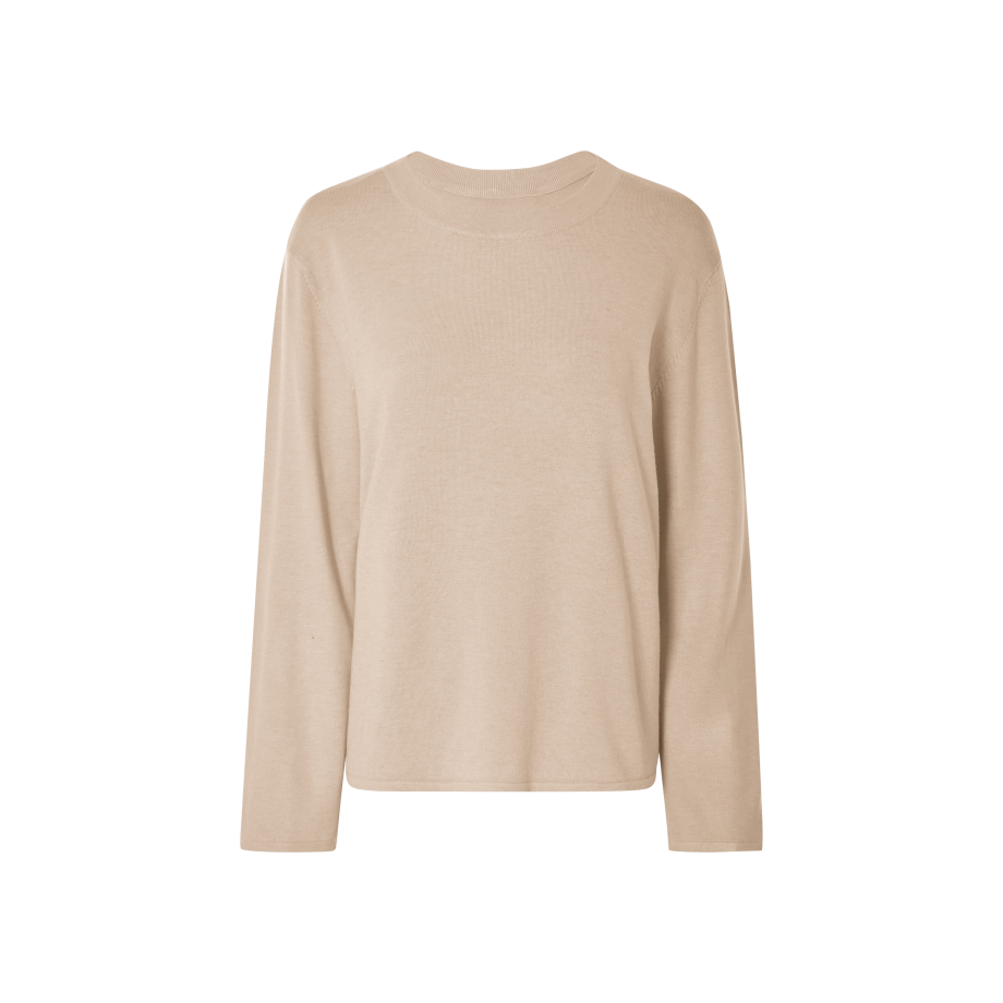esmara Gebreide dames trui (Beige, L (44-46)) afbeelding 1