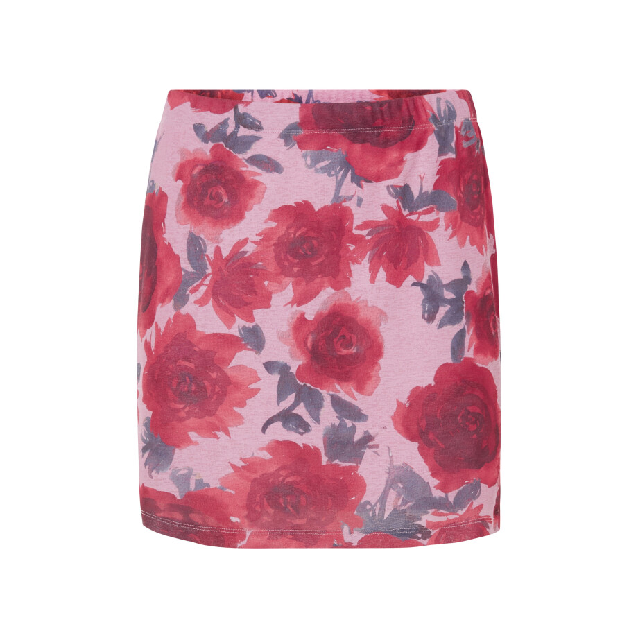 esmara Dames rok (L, roze/rood) afbeelding 1
