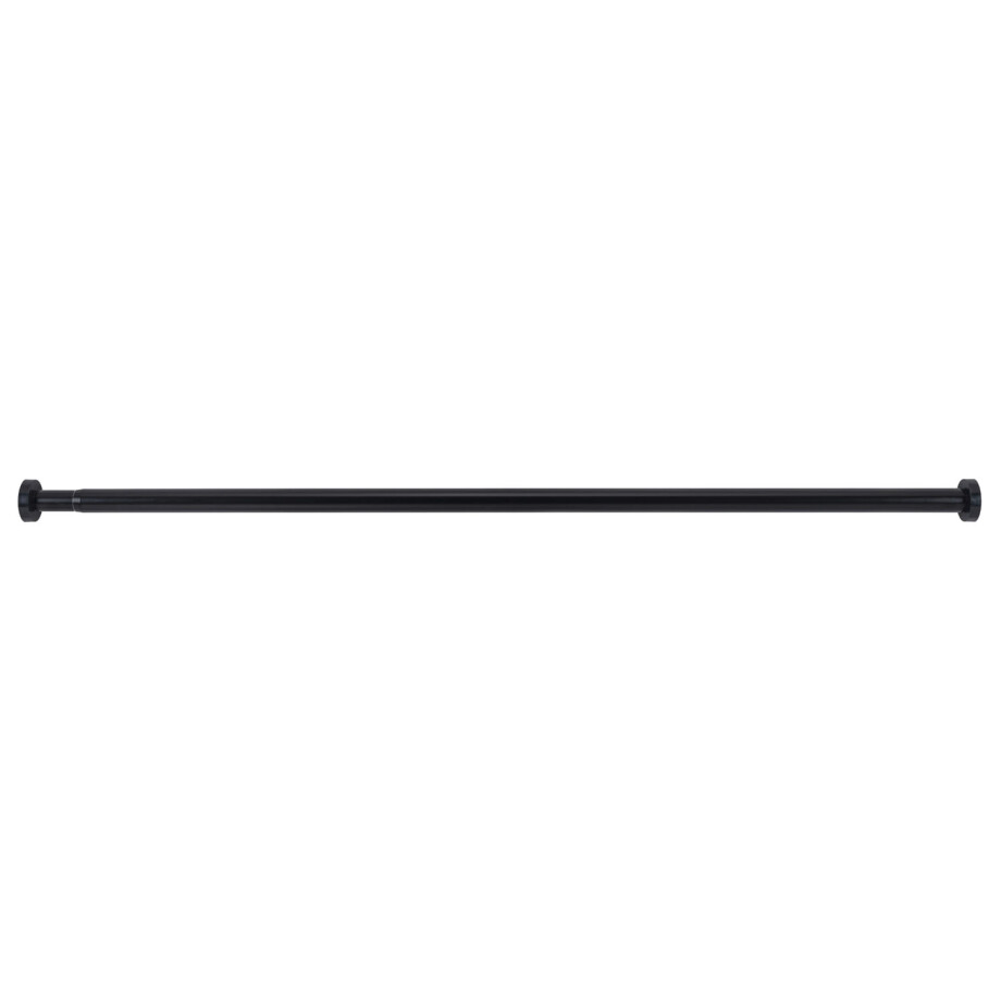 Wenko Telescopische douchestang Luz (Zwart, 110 - 185 cm) afbeelding 1