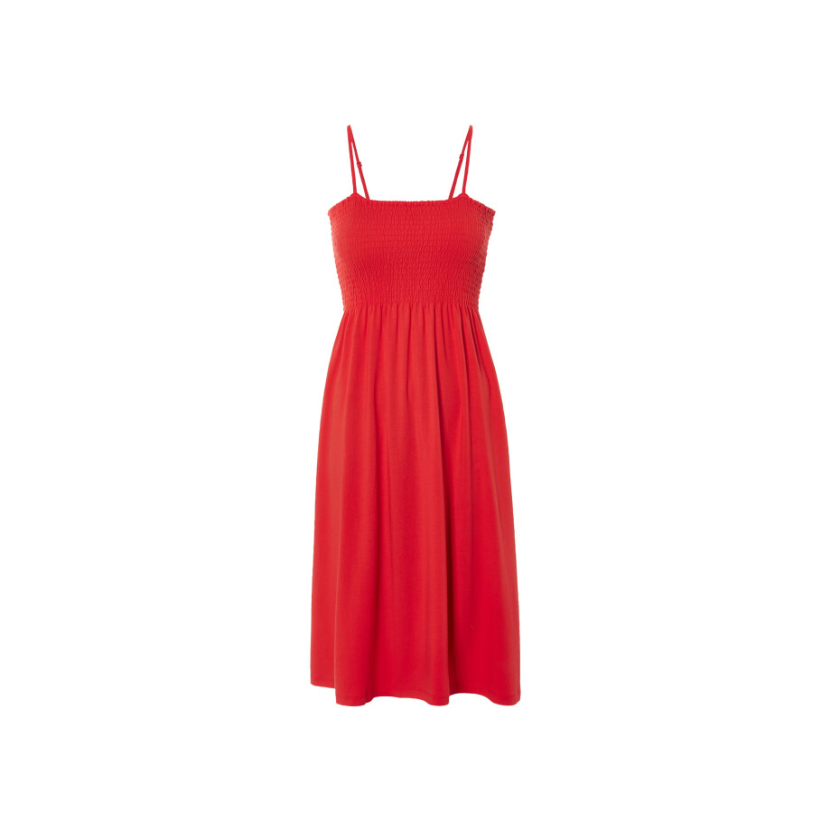 esmara Dames jurk (Rood, L (44/46)) afbeelding 1