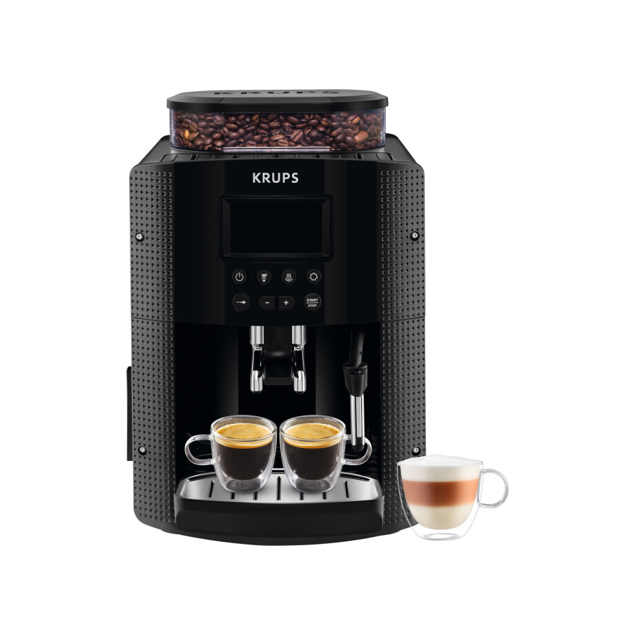 Krups Volautomatisch koffiezetapparaat EA8155 (EA81P0 zwart) Krups Volautomatisch koffiezetapparaat EA8155 (EA81P0 zwart) afbeelding