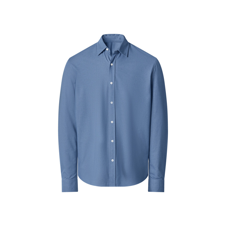 esmara Men Heren overhemd (Blauw, M) esmara Men Heren overhemd (Blauw, M) afbeelding 1