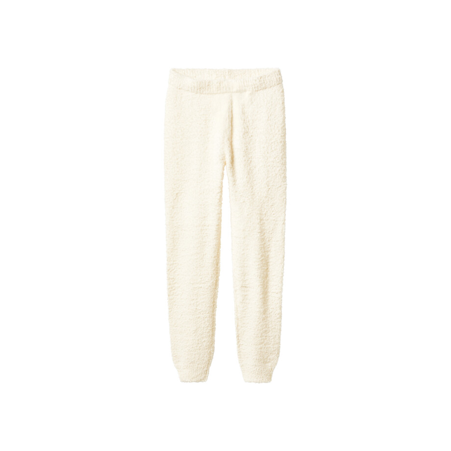 esmara Pluche dames broek (Beige, S (36-38)) afbeelding 1