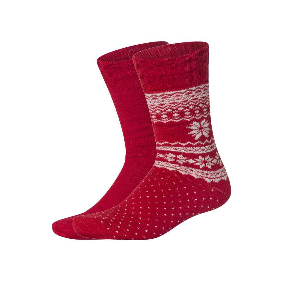 esmara 2 Paar thermosokken (Rood, 39-42) esmara 2 Paar thermosokken (Rood, 39-42) afbeelding 1