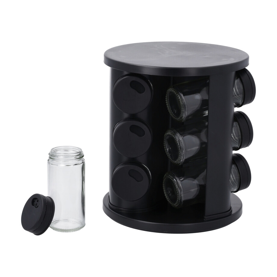 SILVERCREST Draaibaar kruidenrek, incl. 9 glazen potjes SILVERCREST Draaibaar kruidenrek, incl. 9 glazen potjes afbeelding 1