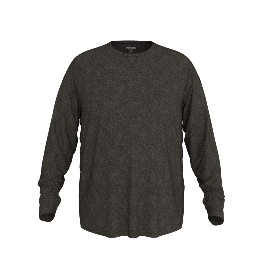 ESMARA MEN Heren thermoshirt, plus size (Bruin, 4XL) afbeelding 1