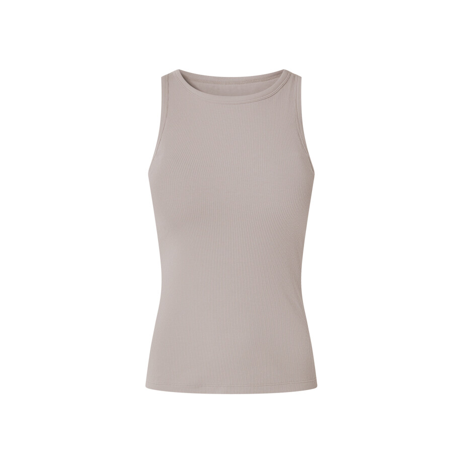 esmara Dames top met geïntegreerde bh (Taupe, M (40/42)) esmara Dames top met geïntegreerde bh (Taupe, M (40/42)) afbeelding 1