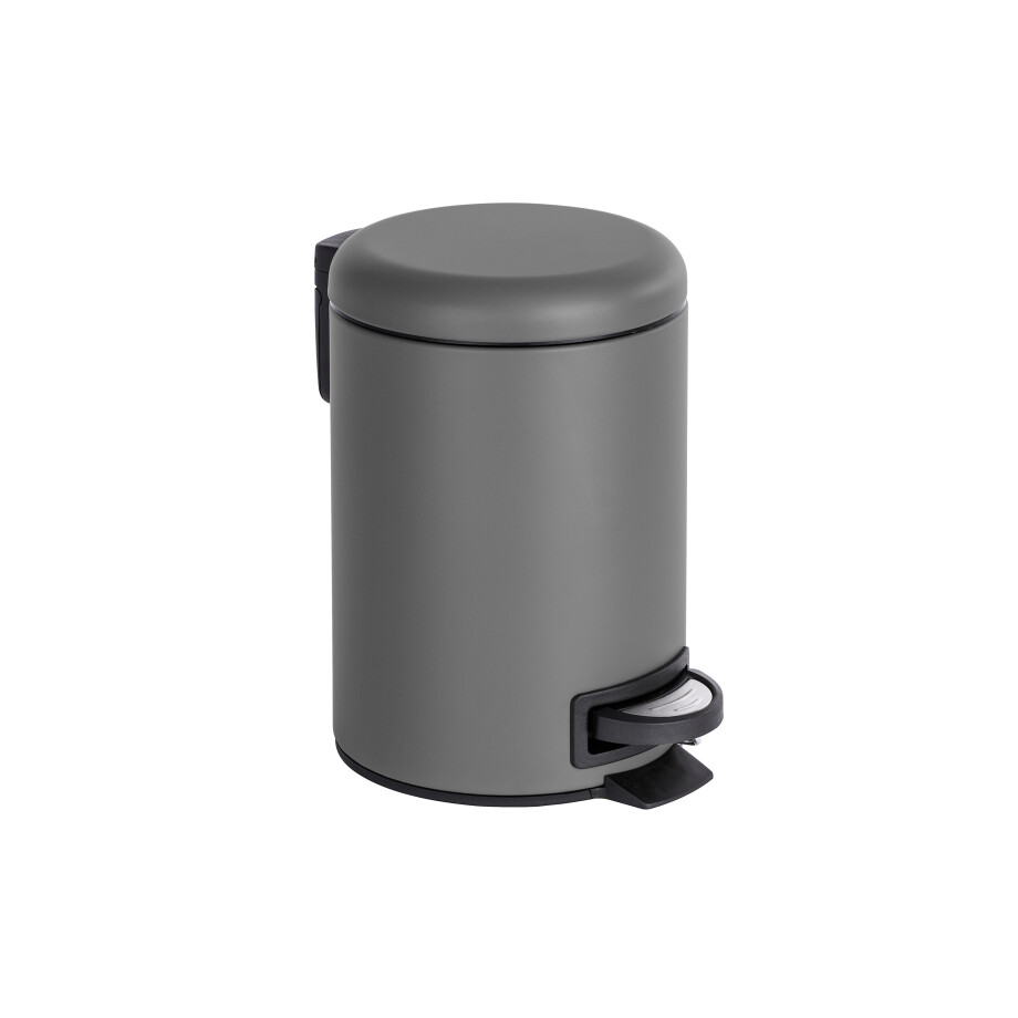 Wenko Prullenbak Leman 3 L (Grijs) afbeelding 1