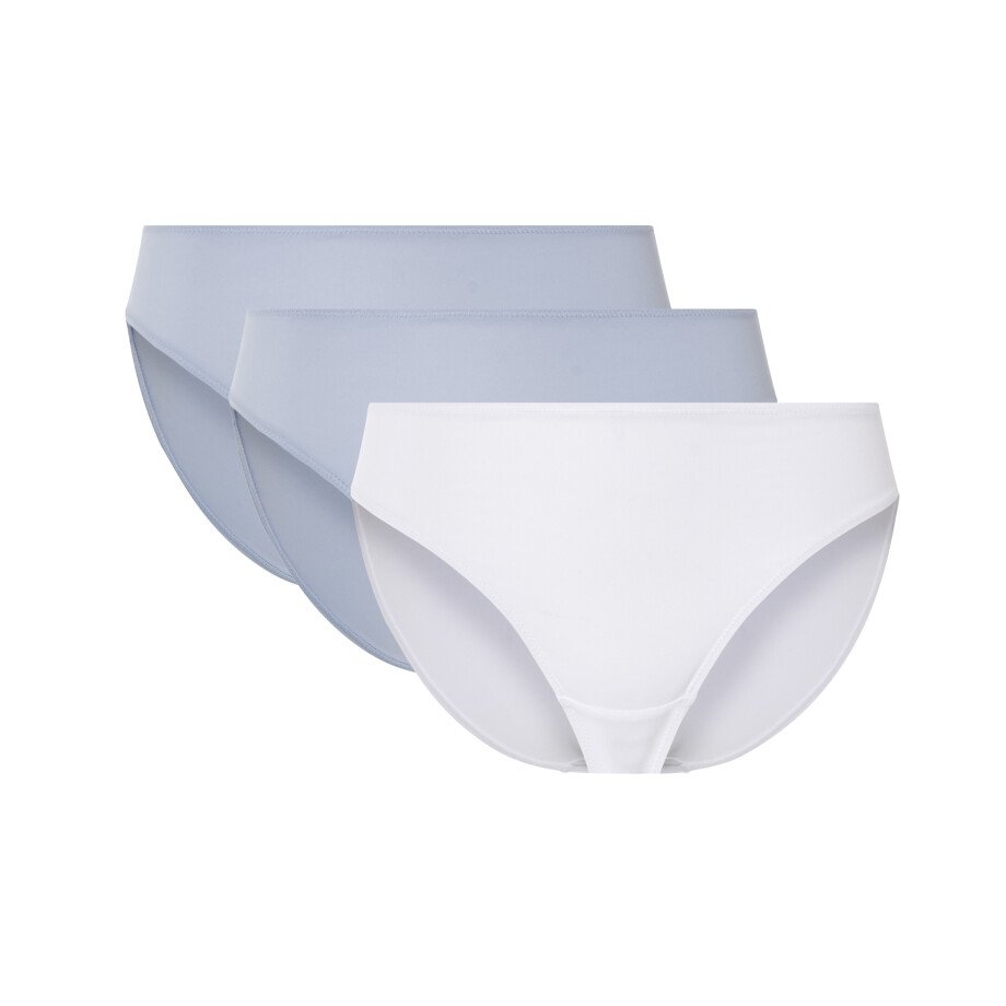 esmara 3 dames slips (Blauw/wit, XS (32/34)) esmara 3 dames slips (Blauw/wit, XS (32/34)) afbeelding 1