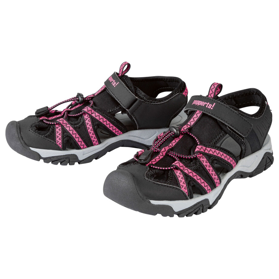 pepperts! Kinder sandalen (Zwart, 36) afbeelding 1