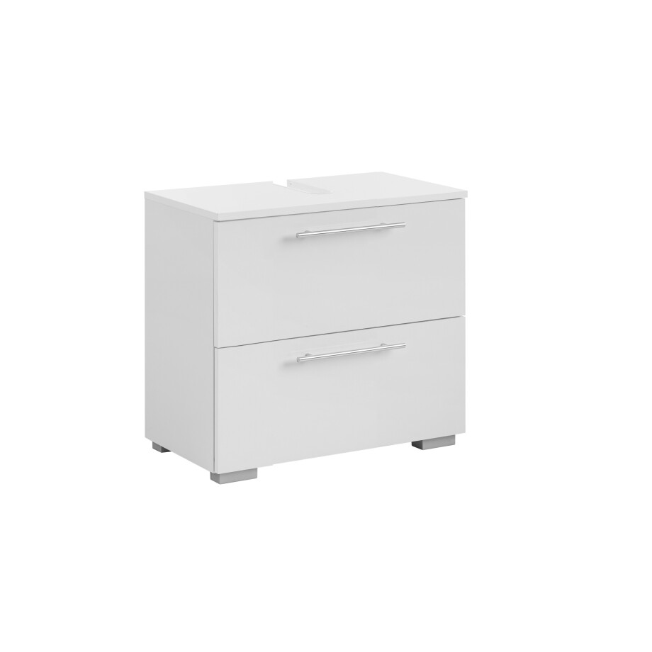Schildmeyer Onderkast wastafel Carlos (Breedte 60 cm, parelwit) afbeelding 1