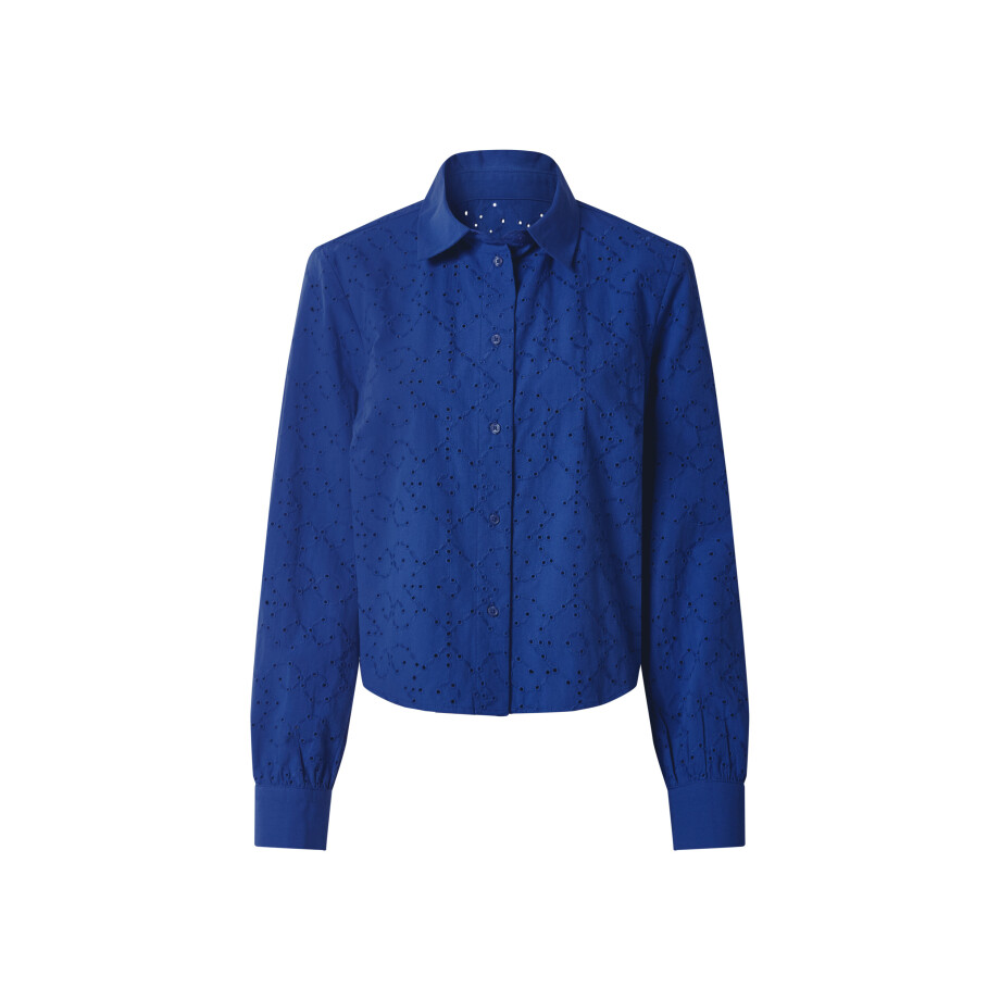 esmara Dames blouse (Blauw, L (44/46)) afbeelding 1