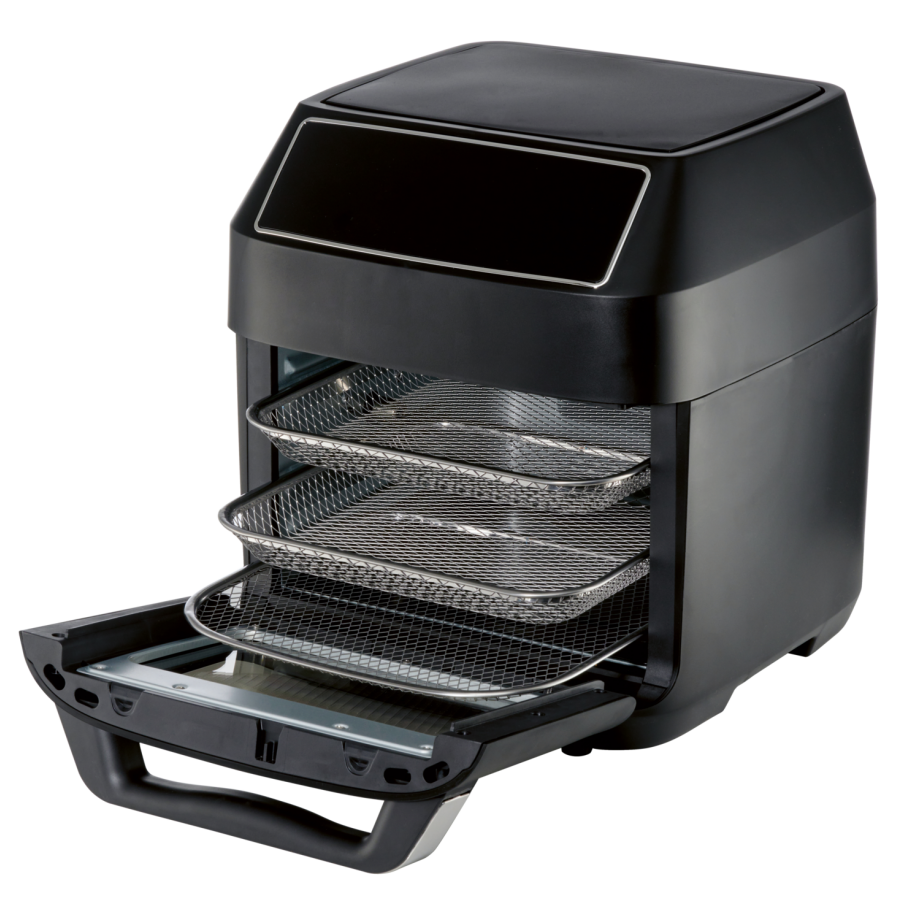 SILVERCREST 9-in-1 airfryer, met kijkvenster en spitgrill SILVERCREST 9-in-1 airfryer, met kijkvenster en spitgrill afbeelding 1