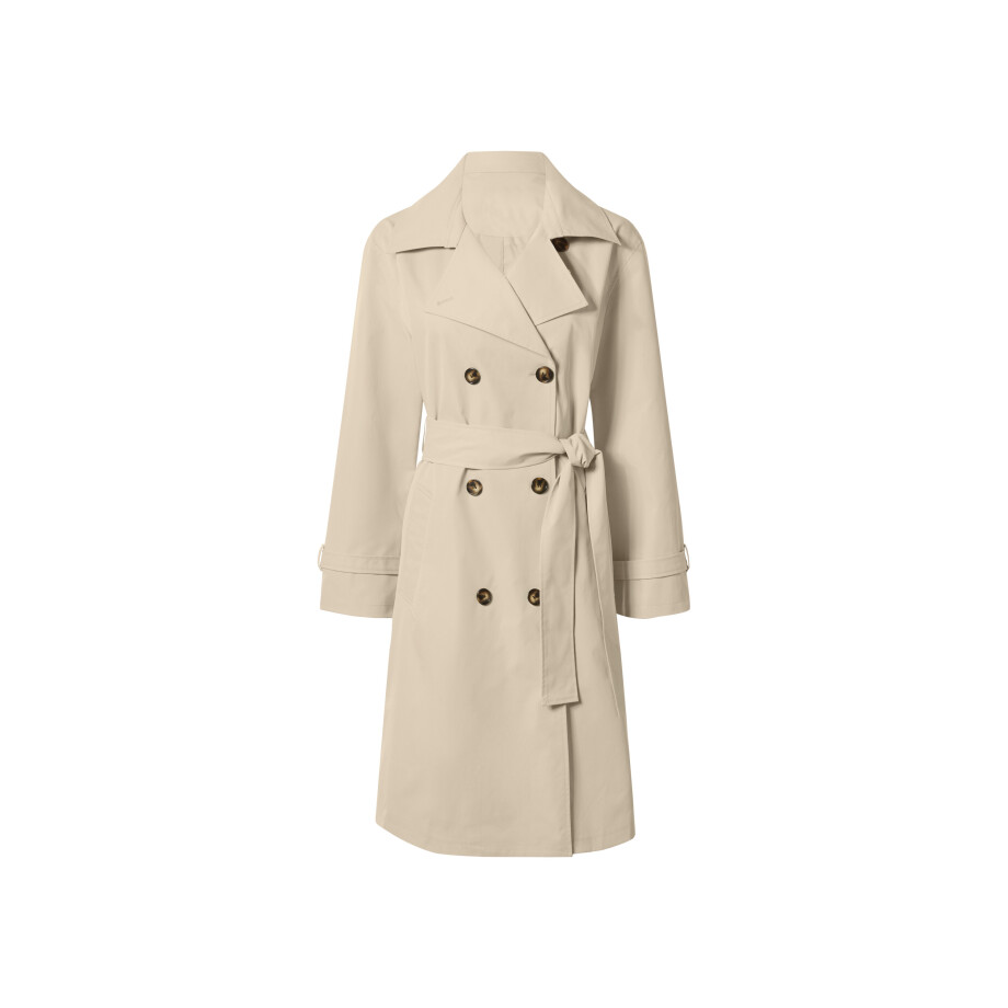 esmara Dames trenchcoat (Beige, XS (32/34)) esmara Dames trenchcoat (Beige, XS (32/34)) afbeelding 1