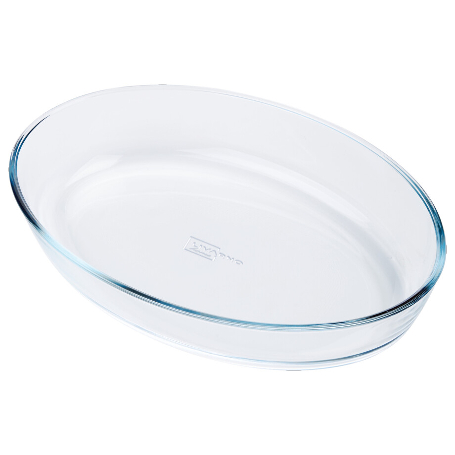 LIVARNO home Glazen ovenschaal (Ovaal) LIVARNO home Glazen ovenschaal (Ovaal) afbeelding