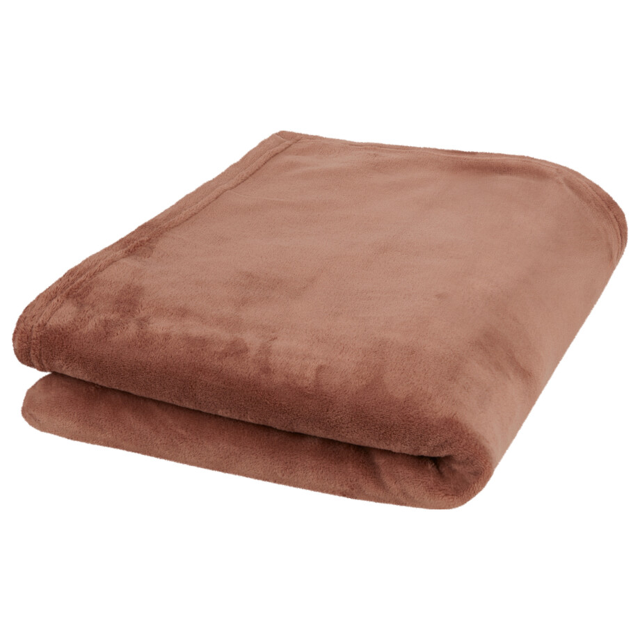 LIVARNO home Plaid 150 x 200 cm (Bruin) afbeelding 1