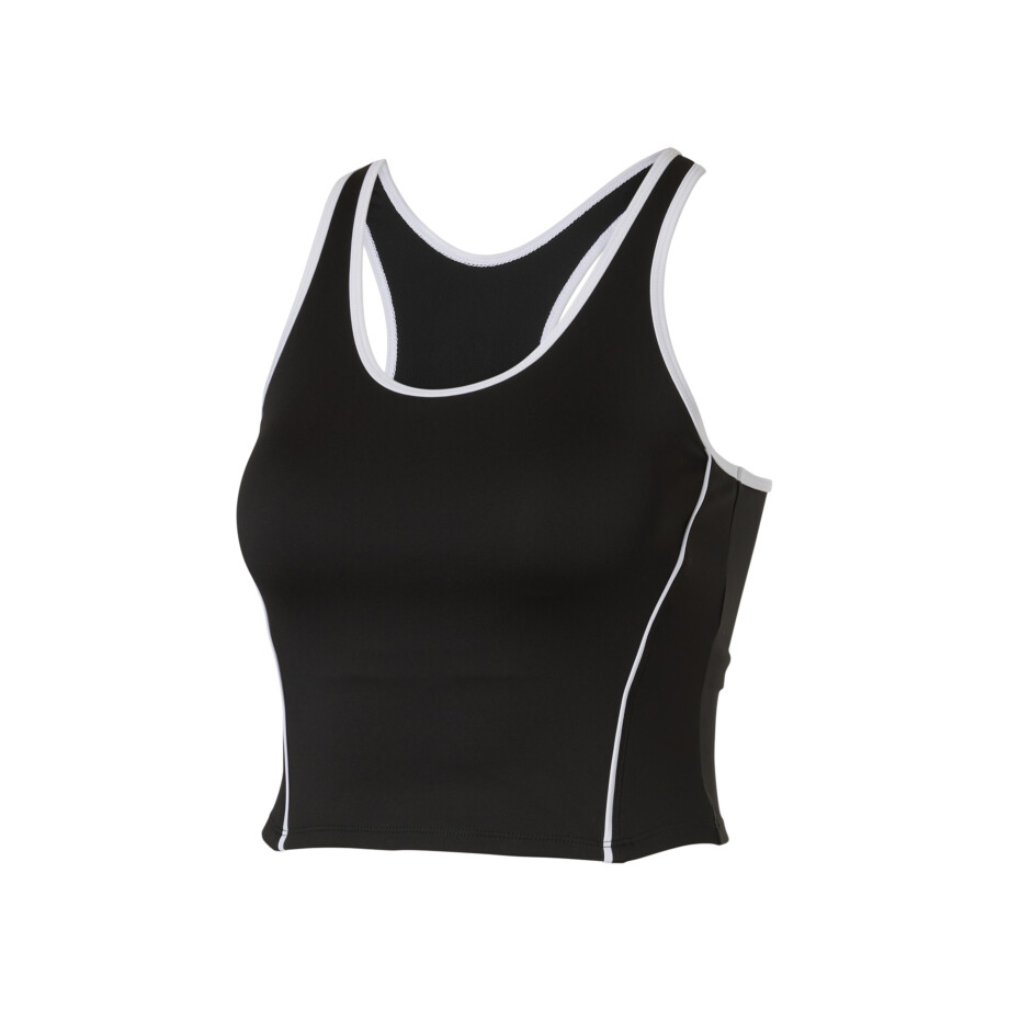 CRIVIT Dames sporttop (Zwart, XS (32/34)) afbeelding 1