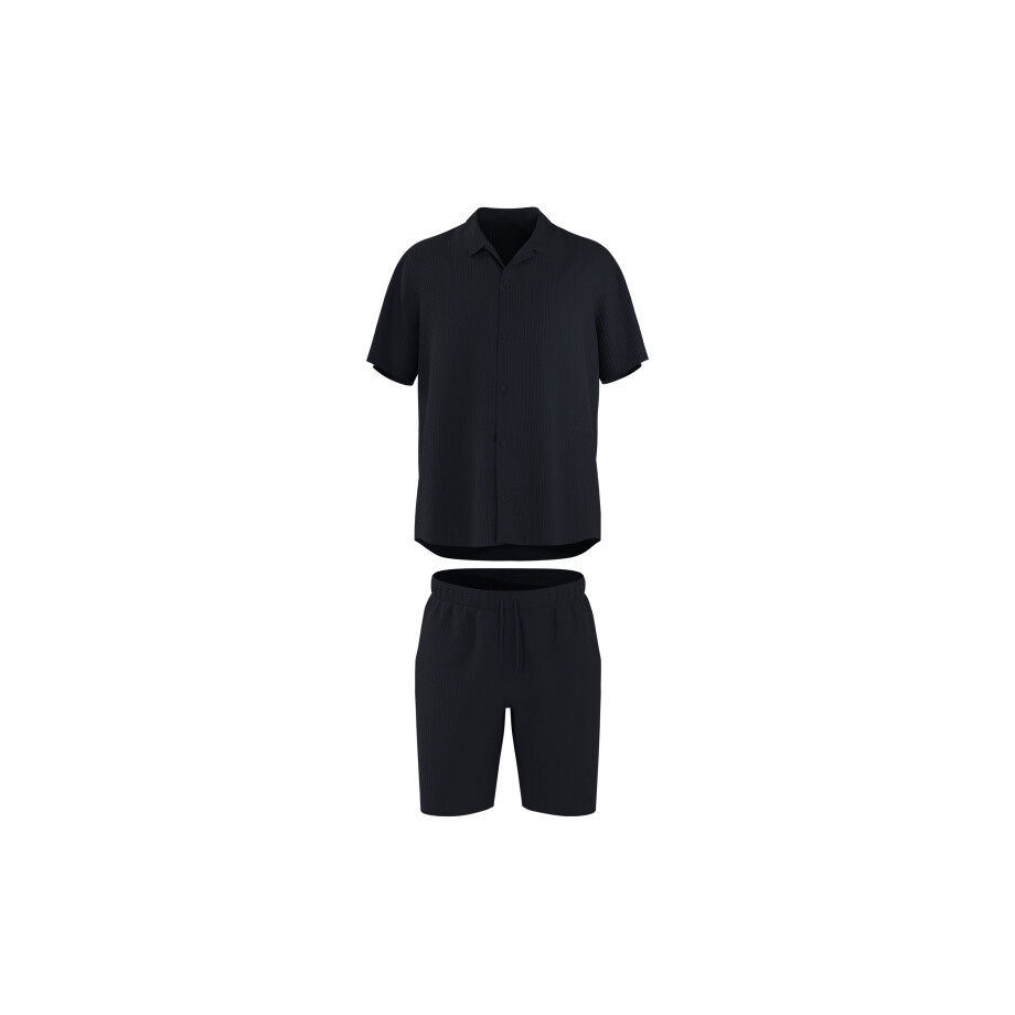 ESMARA MEN Mousseline heren shortama (Marineblauw, XXL) ESMARA MEN Mousseline heren shortama (Marineblauw, XXL) afbeelding 1