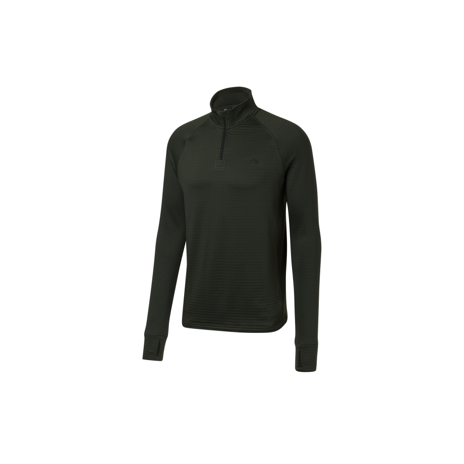 CRIVIT Heren sportshirt met fleecevoering (Donkergroen, S) CRIVIT Heren sportshirt met fleecevoering (Donkergroen, S) afbeelding 1