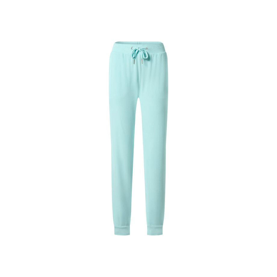 esmara Velours dames broek (Blauw, XL (48/50)) afbeelding 1