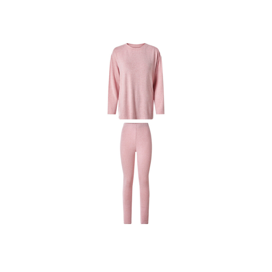 ESMARA Dames pyjama, lang (Lichtroze, M (40/42)) afbeelding 1