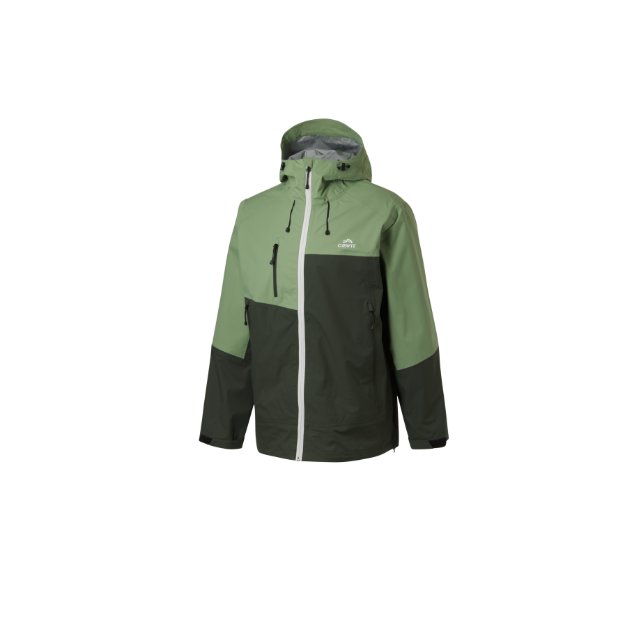 CRIVIT Heren regenjas (Groen, M) afbeelding 1