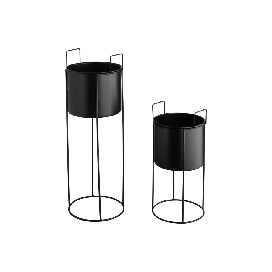 LIVARNO home Bloempotset met standaard (Set van 2/rond) LIVARNO home Bloempotset met standaard (Set van 2/rond) afbeelding 1