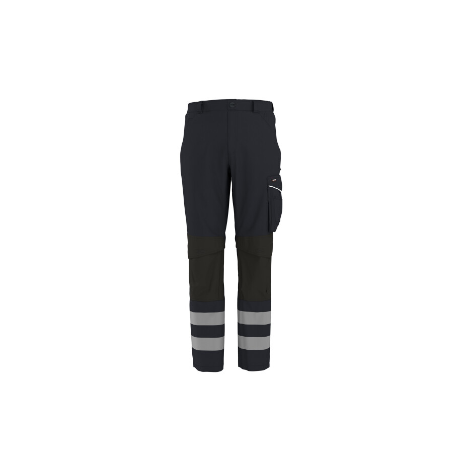 PARKSIDE PERFORMANCE Heren softshell werkbroek, reflecterend (Zwart, 46) PARKSIDE PERFORMANCE Heren softshell werkbroek, reflecterend (Zwart, 46) afbeelding 1