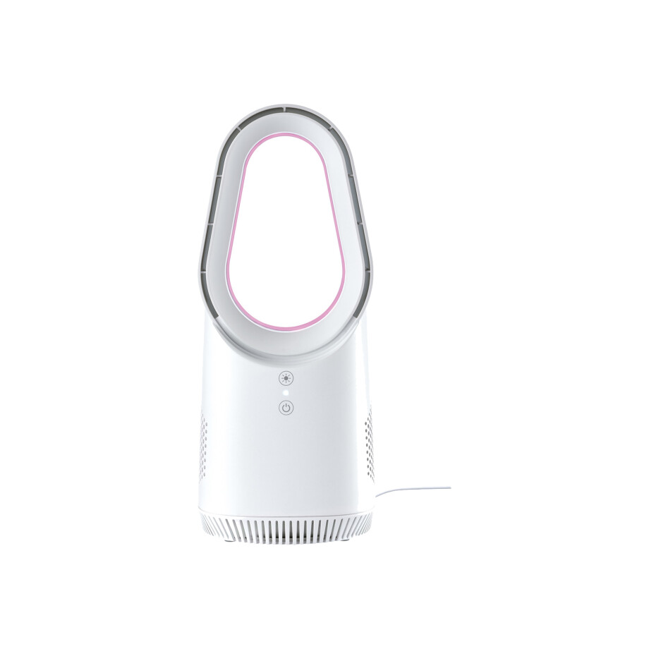 SILVERCREST Bladloze tafelventilator met LED (Wit) afbeelding 