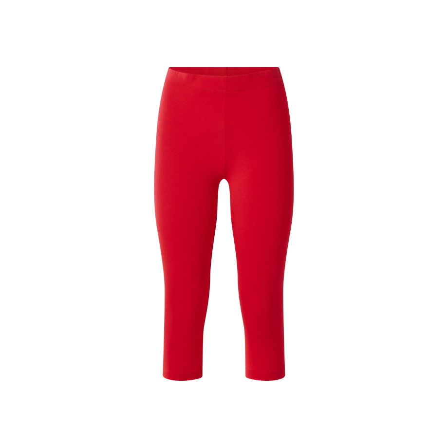 esmara Dames caprilegging (Rood, L (44/46)) afbeelding 1