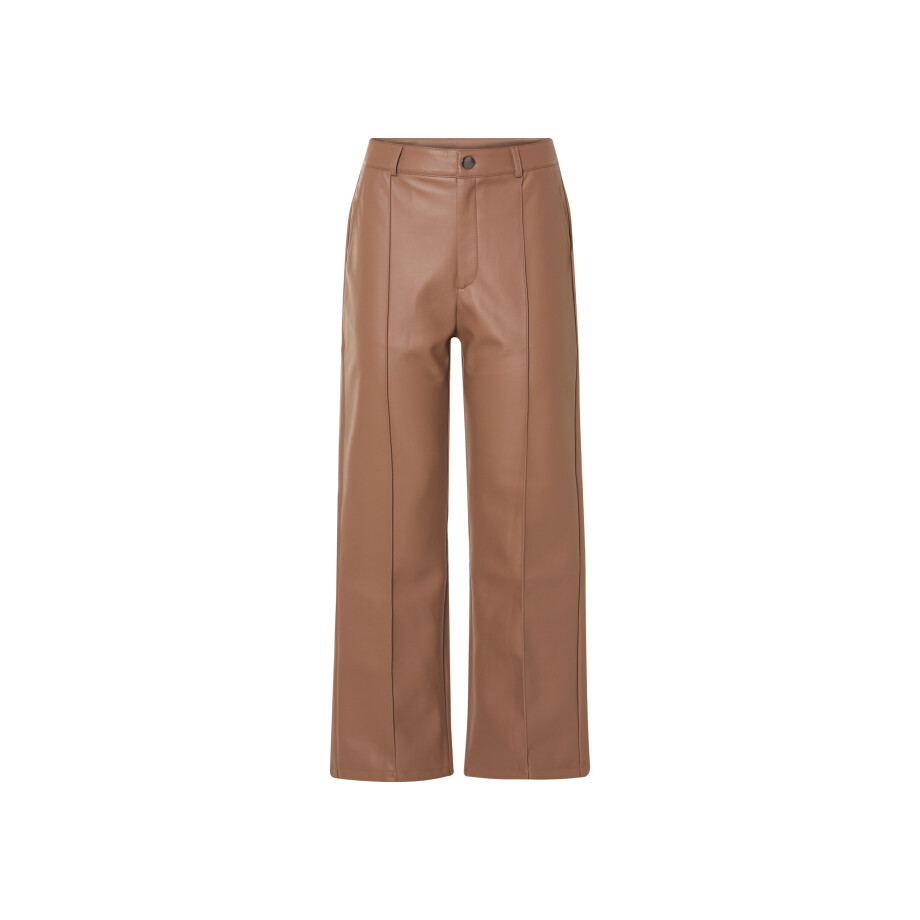 esmara Dames broek - Wide leg (Bruin, 40) afbeelding 1