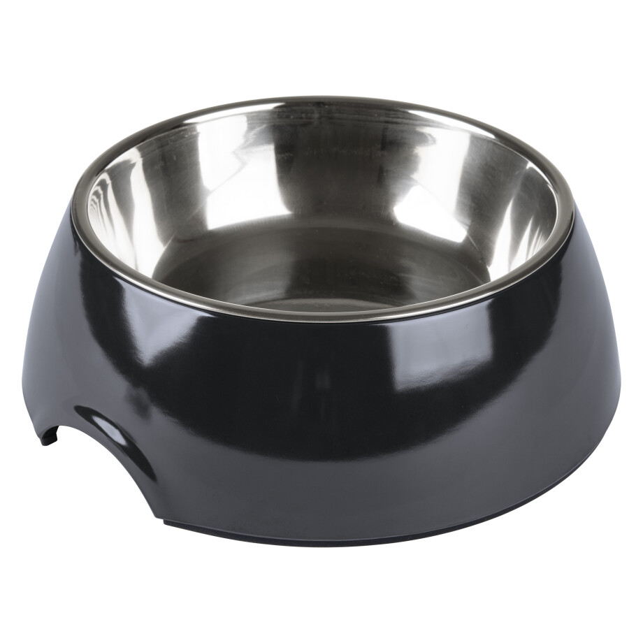 zoofari Voer- en drinkbak / schaalmat (Groot, zwart) afbeelding 1