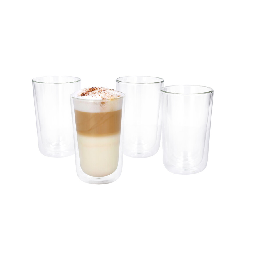SILVERCREST Dubbelwandige glazen (Latte Macchiato 4 stuks) afbeelding 1