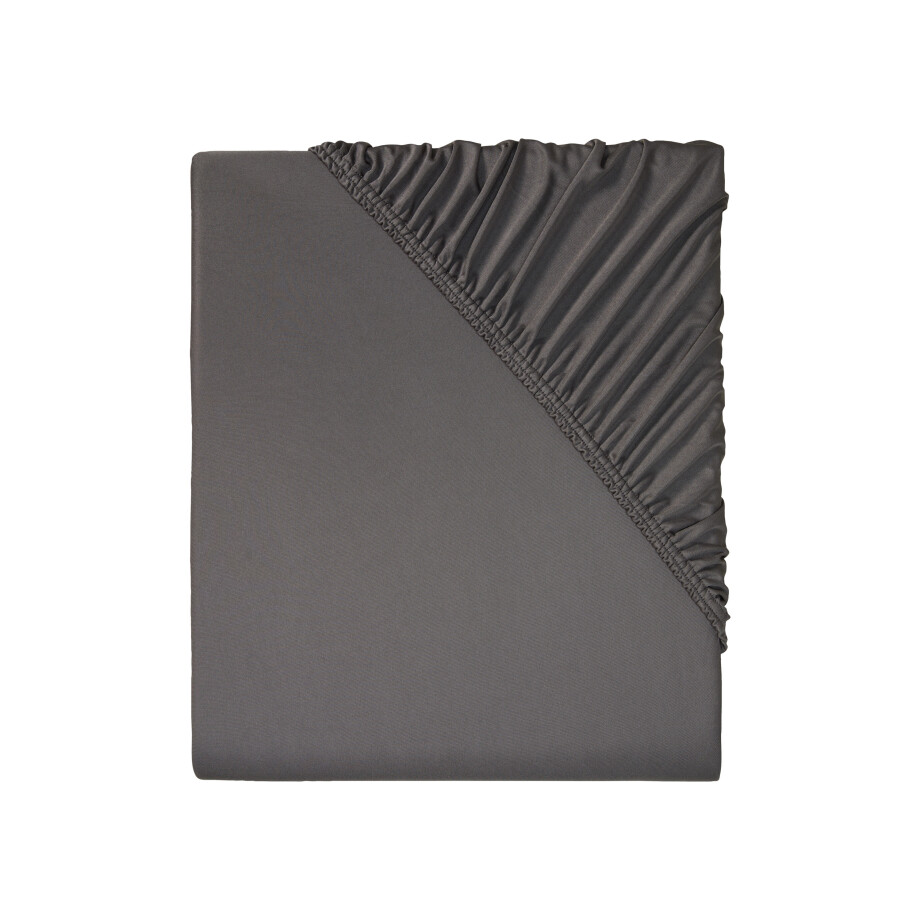 LIVARNO home Jersey hoeslaken 180-200 x 200 cm (Grijs) afbeelding 1
