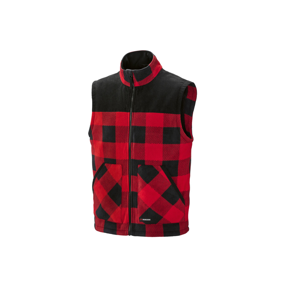 PARKSIDE Heren fleecevest (Rood, M) afbeelding 1