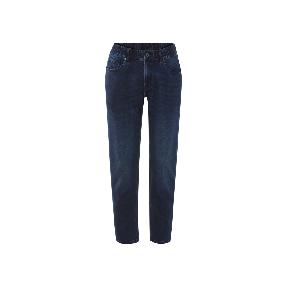 LIVERGY Heren sweatjeans - Straight fit (Donkerblauw, 54) afbeelding 1