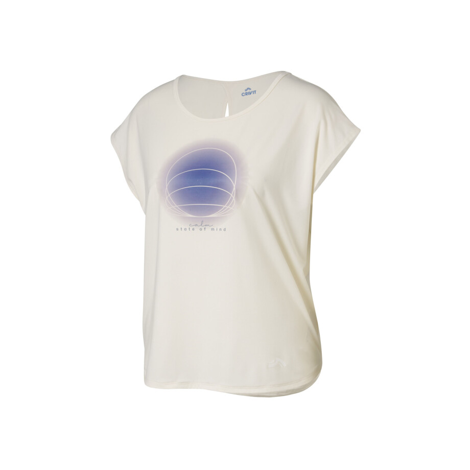 CRIVIT Dames sportshirt (Wit, XS (32/34)) afbeelding 1