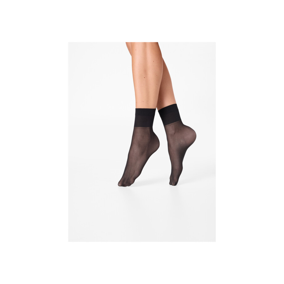 esmara 2 Paar dames panty sokken 15DEN (Zwart) esmara 2 Paar dames panty sokken 15DEN (Zwart) afbeelding 1
