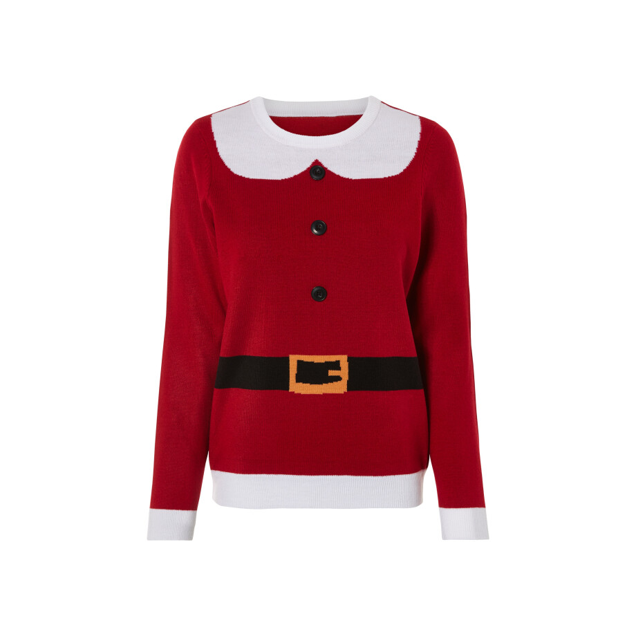 esmara Dames kersttrui (S (36/38), Rood) afbeelding 1
