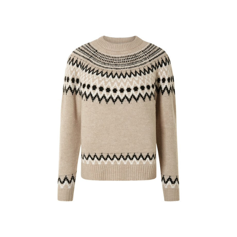 esmara Gebreide dames trui (Beige, S (36/38)) afbeelding 1