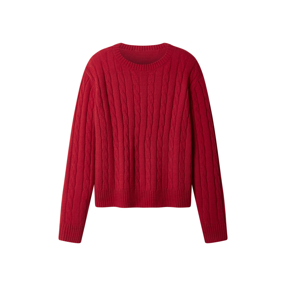 esmara Gebreide dames trui (Rood, S (36/38)) esmara Gebreide dames trui (Rood, S (36/38)) afbeelding 1