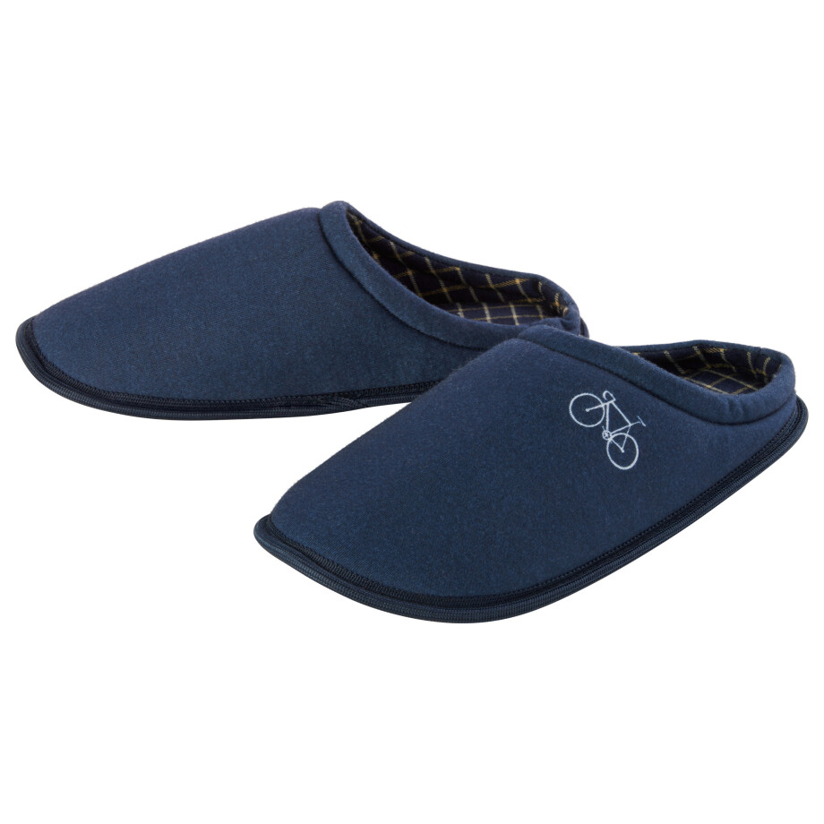 LIVERGY Heren pantoffels (Marineblauw, 40/41) LIVERGY Heren pantoffels (Marineblauw, 40/41) afbeelding 1