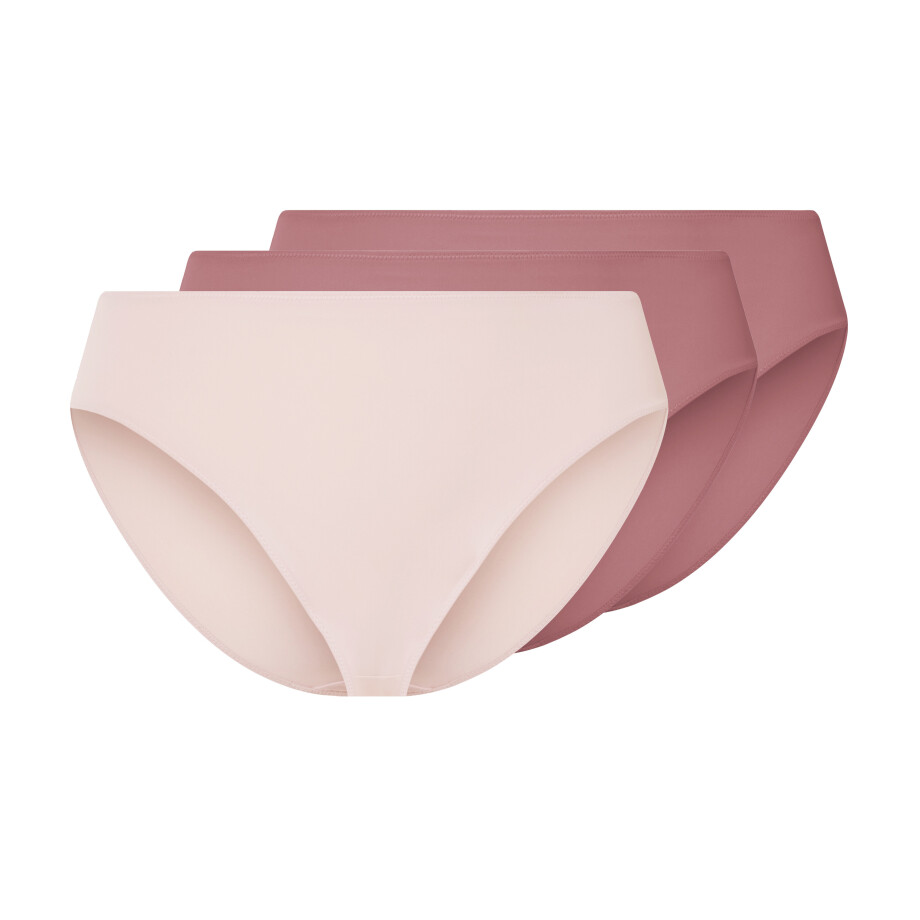 esmara Set van 3 dames onderbroeken (Roze/lichtroze, XL (48/50)) afbeelding 1